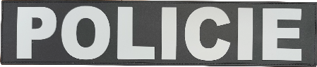 Nášivky POLICIE reflexní modré